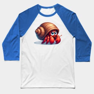 Cute Hermit Crab Baseball T-Shirt